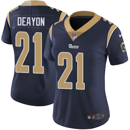 Nike Los Angeles Rams #21 Donte Deayon Navy Blue Team Color Women's Stitched NFL Vapor Untouchable Limited Jersey Womens