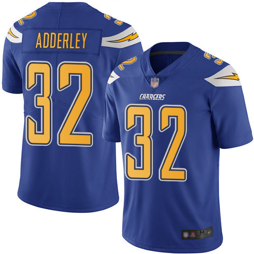 Nike Los Angeles Chargers #32 Nasir Adderley Electric Blue Youth Stitched NFL Limited Rush Jersey Youth
