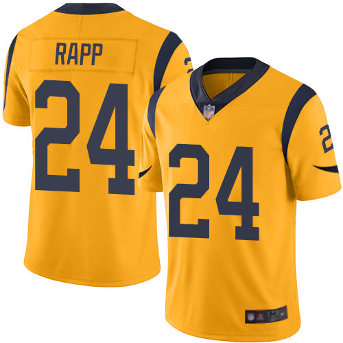 Nike Los Angeles Rams #24 Taylor Rapp Gold Youth Stitched NFL Limited Rush Jersey Youth