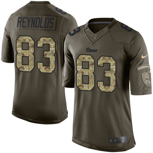 Nike Los Angeles Rams #83 Josh Reynolds Olive/Camo Men's Stitched NFL Limited 2017 Salute To Service Jersey Men's