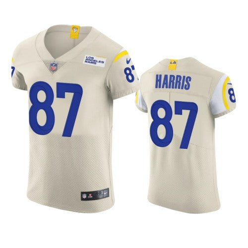 Los Angeles Los Angeles Rams #87 Jacob Harris Men's Nike Vapor Elite Player NFL Jersey - Bone Men's