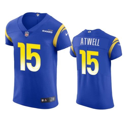 Los Angeles Los Angeles Rams #15 Tutu Atwell Men's Nike Vapor Elite Player NFL Jersey - Royal Men's