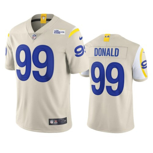 Los Angeles Los Angeles Rams #99 Aaron Donald Men's Nike Vapor Limited NFL Jersey - Bone Men's