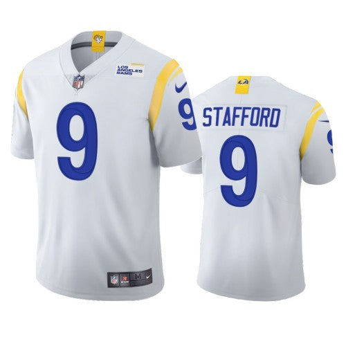 Los Angeles Los Angeles Rams #9 Matthew Stafford Men's Nike 2021 Vapor Limited NFL Jersey - White Men's