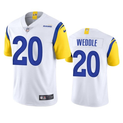 Los Angeles Los Angeles Rams #20 Eric Weddle Men's Nike Alternate Vapor Limited NFL Jersey - White Men's