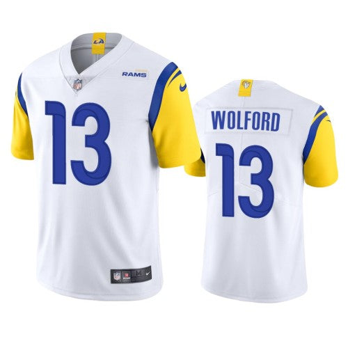 Los Angeles Los Angeles Rams #13 John Wolford Men's Nike Alternate Vapor Limited NFL Jersey - White Men's